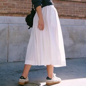 Free People White Midi Skirt NWOT